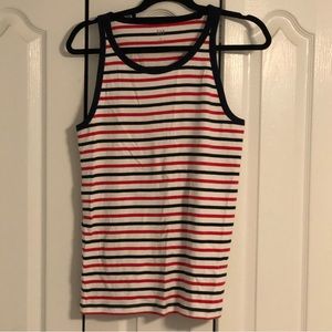 GAP Red, White & Blue Striped Tank